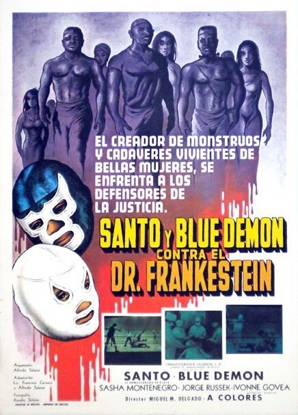 Santo y Blue Demon contra el doctor Frankenstein mp4